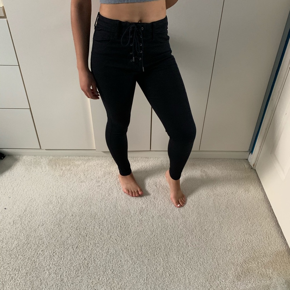 Black Tie American Eagle Skinny Jeans